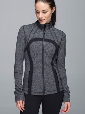 Lululemon Define Jacket
Giant Herringbone Heathered Black, 8
